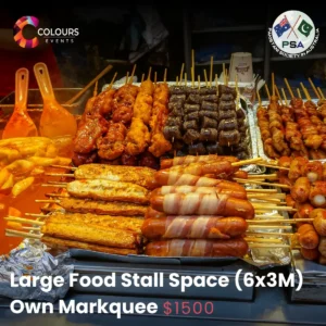 Large Food Stall Space (6x3m Own Marquee)